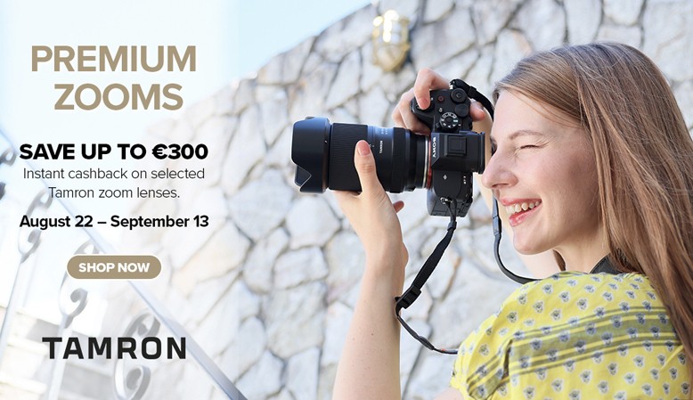 Tamron tilbyder en instant cashback p&aring; udvalgte objektiver